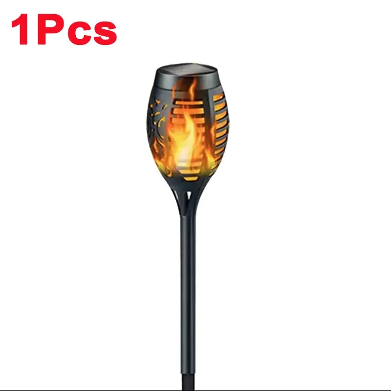 Esjay Lighting | 1/2/4/6/8/10Pcs Solar Flame Torch Lights Flickering Light, Waterproof