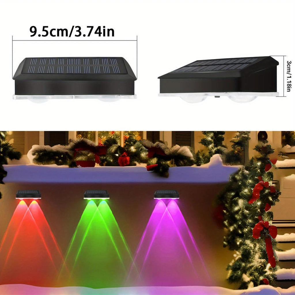 Esjay Lighting | Solar Fence Lights - 4/2 Packs